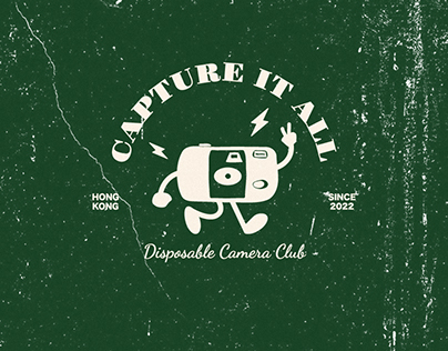 Disposable Camera Club - Logo Design, logo by someonelse. studio — a Hong Kong creative design studio for branding, graphic design and photography.